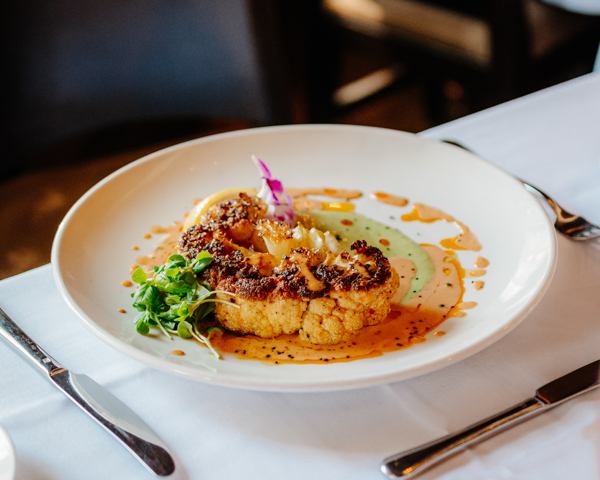 Oven Seared Cauliflower Steak