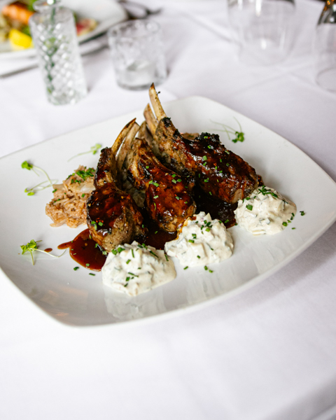 Grilled New Zealand Rack of Lamb